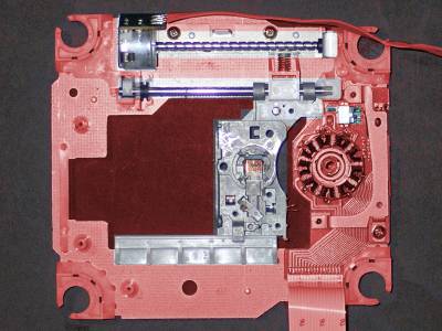 GD-8000 stepper motor, sled and limit switch