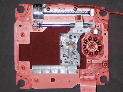 GD-8000 stepper motor, sled and limit switch