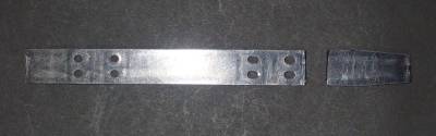Guide cut down to use as brace
