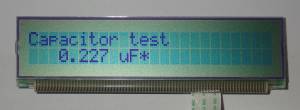 Example output for a 0.22µF capacitor
