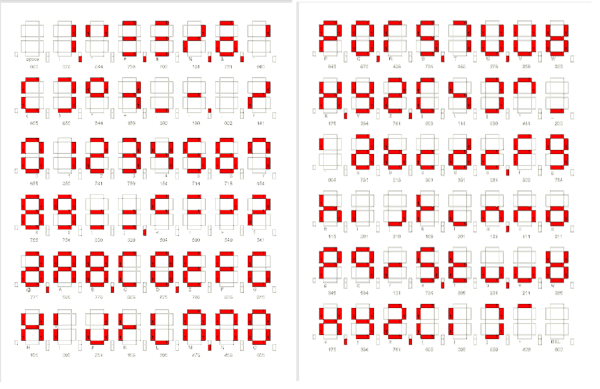 7 Segment character set v1.1.