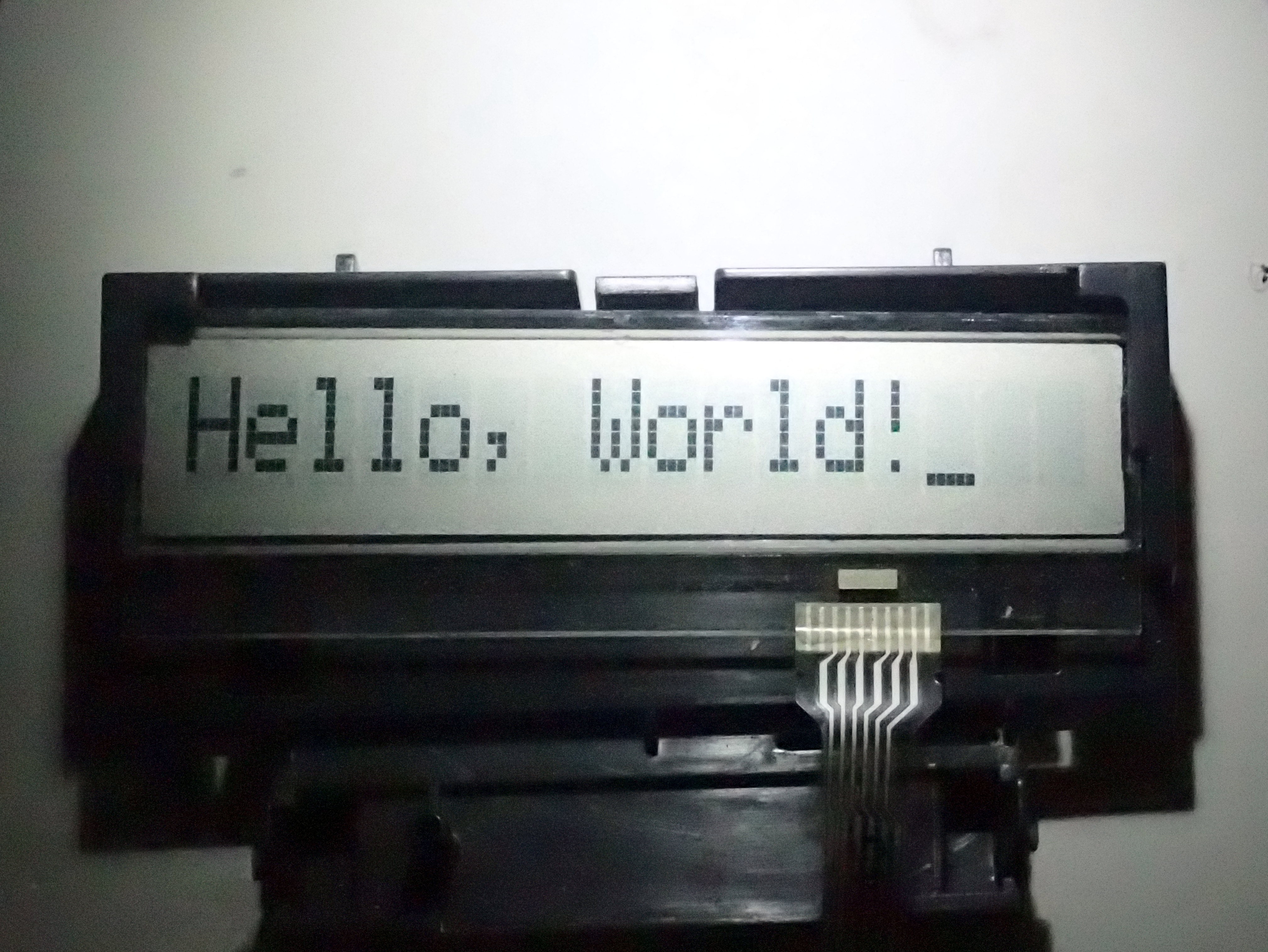 SPI LCD panel test