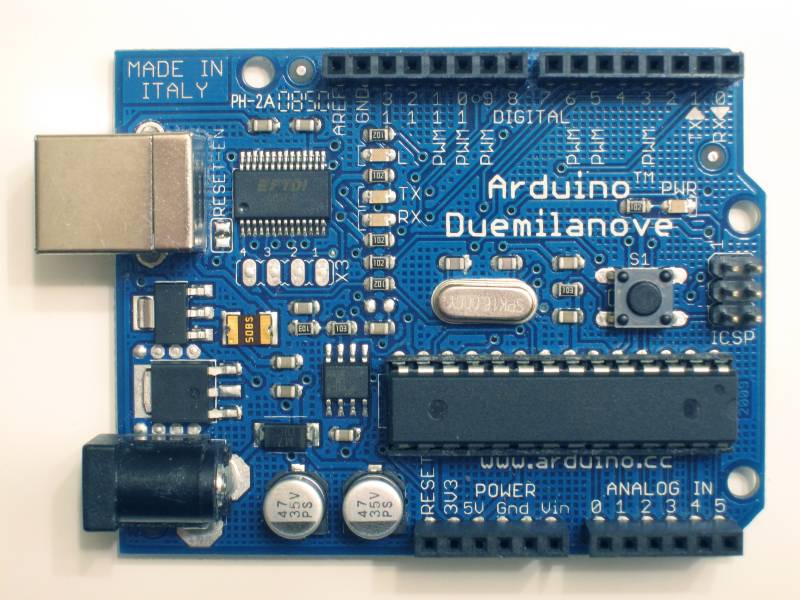 Duemilanove top view