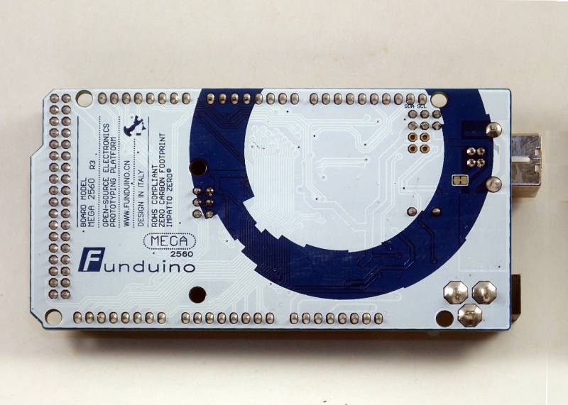 Funduino Mega bottom view