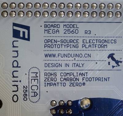 Funduino Mega label