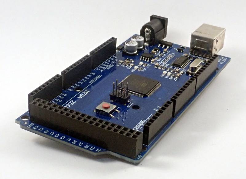 Mega 2560 (clone) overview rear right