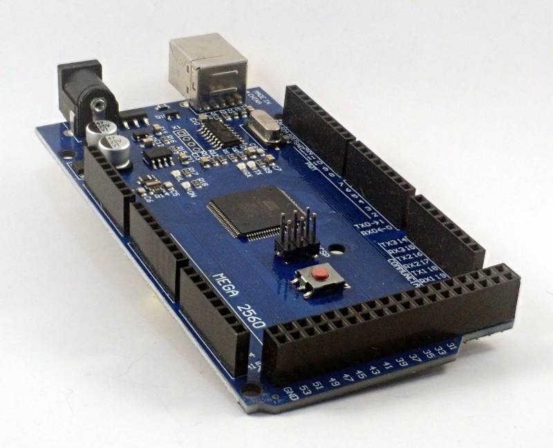 Mega 2560 (clone) overview rear left
