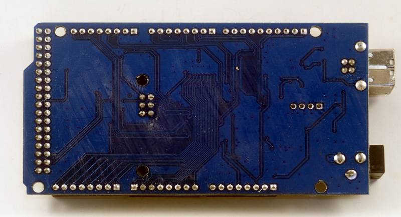 M.J duino Mega bottom view