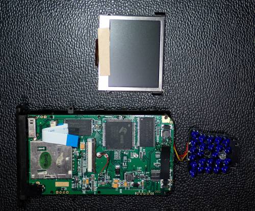 LCD disassembled