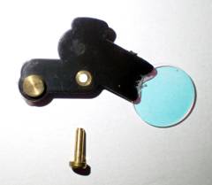 Infrared filter disassembled