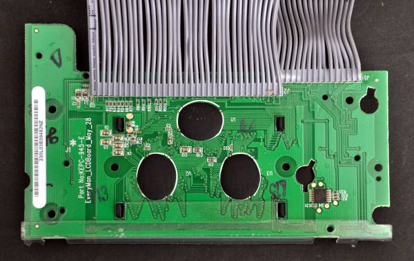 Shortel IP 230 LCD circuit back