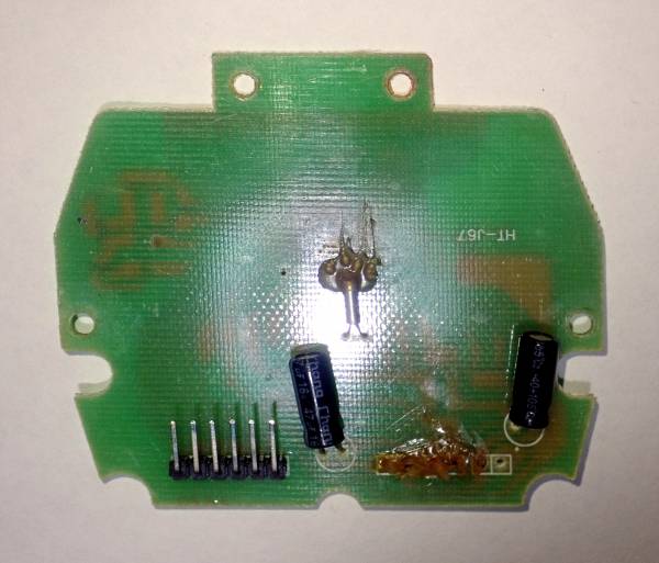 Timer pcb board back