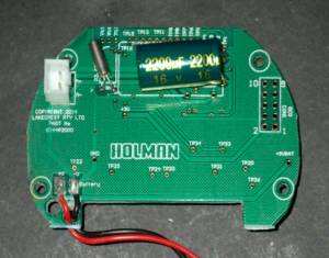 Holman CO1605 PCB board back