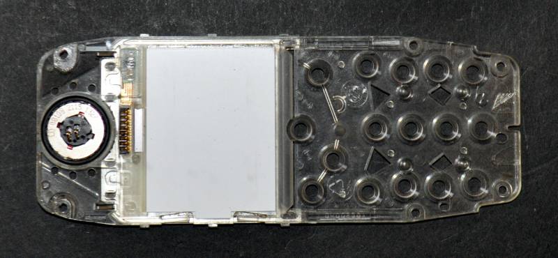 Nokia 3310 overview with board back