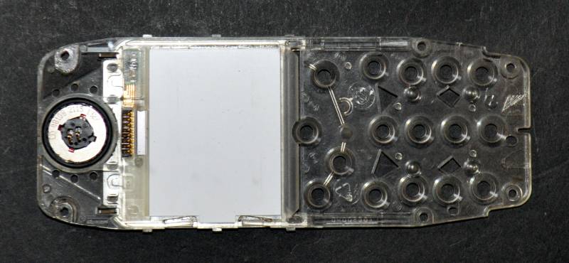 Nokia 3310 overview with board back