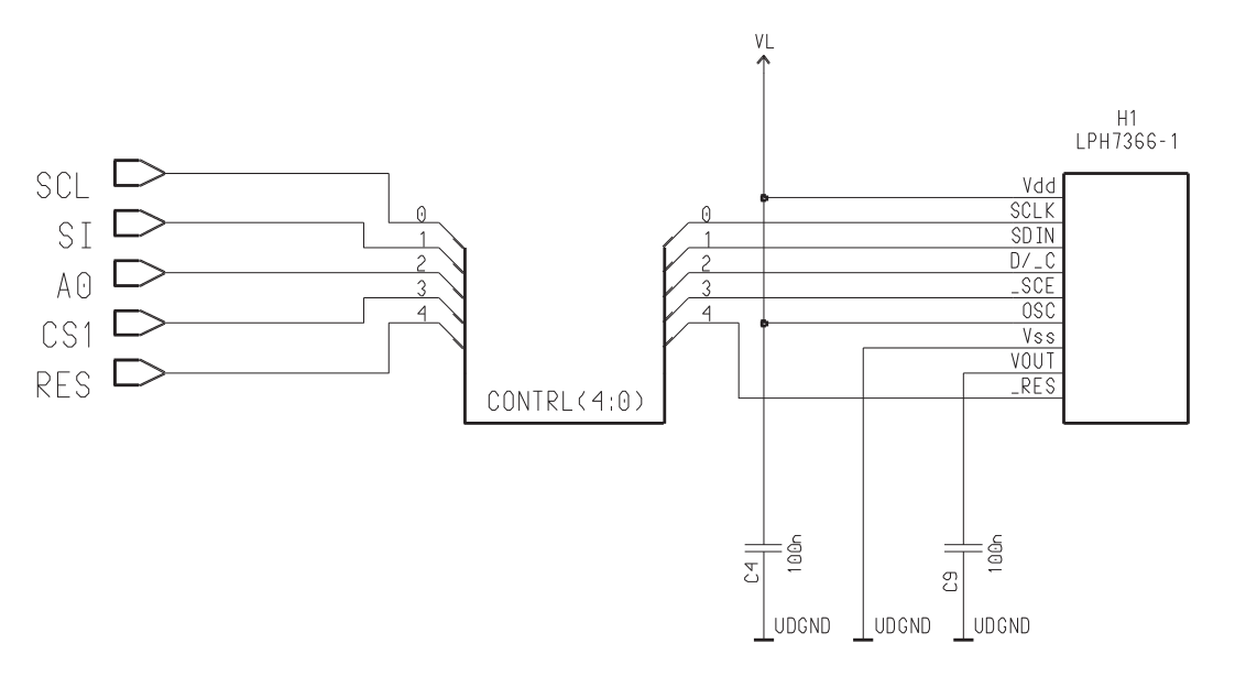 Nokia 5110 LCD circuit