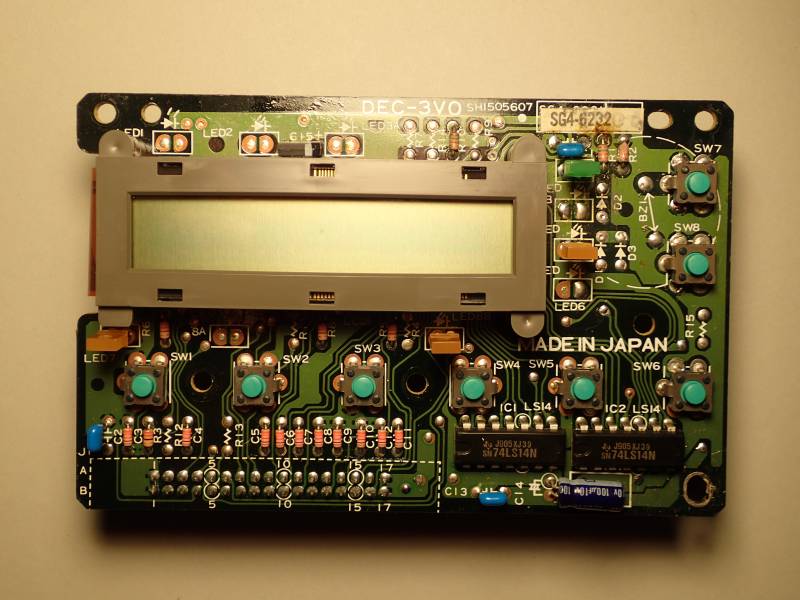HP LJ II SH7-9230 overview with board