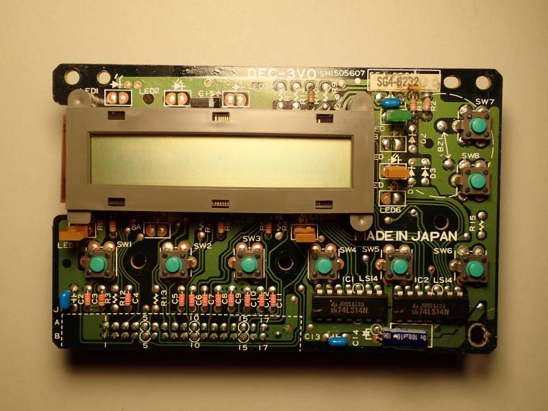 HP LJ II SH7-9230 overview with board