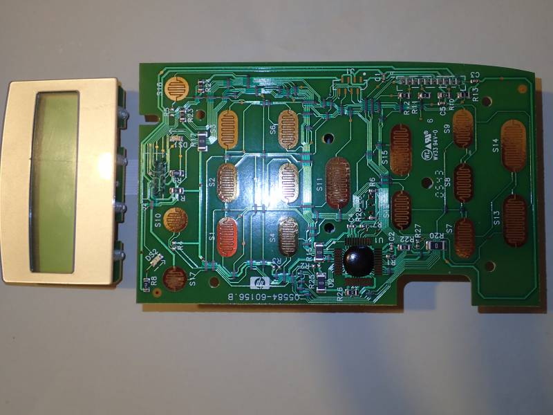HP PSC1610 overview with board