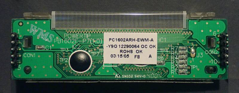 PC1602ARH back