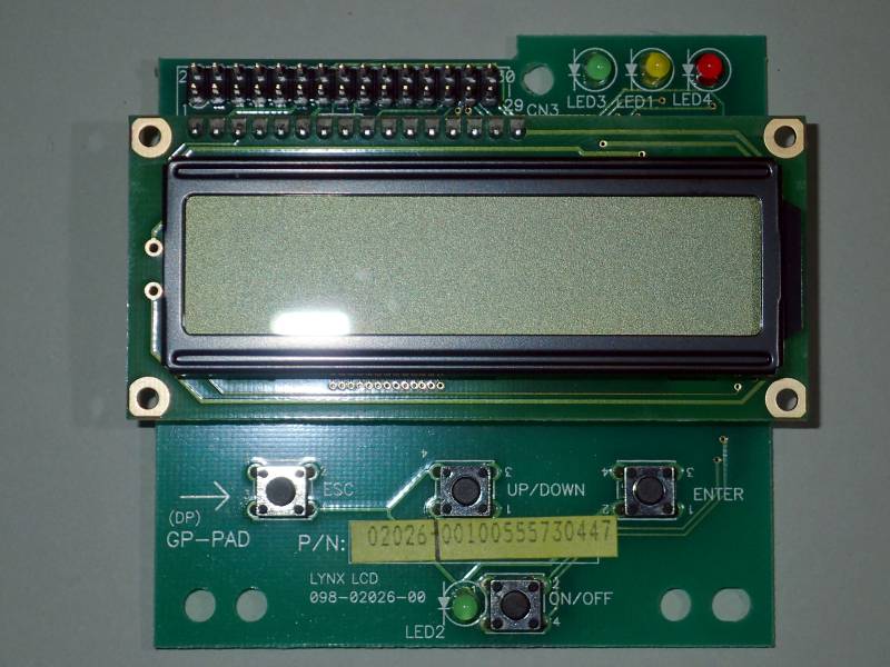 1602F overview with board
