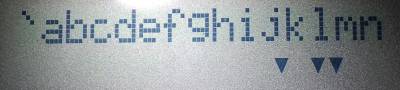 PQUP10525ZA character set