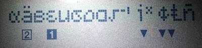 PQUP10525ZA character set