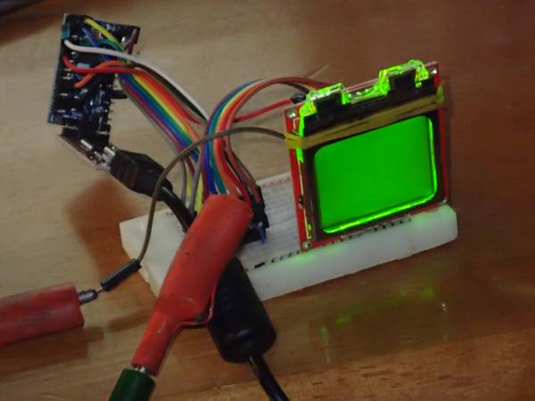 Nokia 1100 Arduino Test Rig