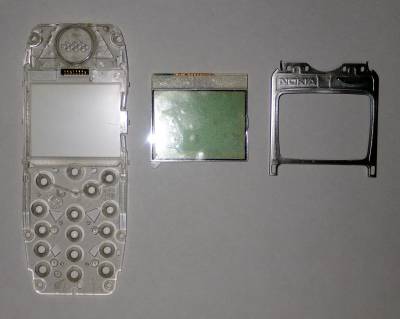 Nokia 3310 LCD disassembled top