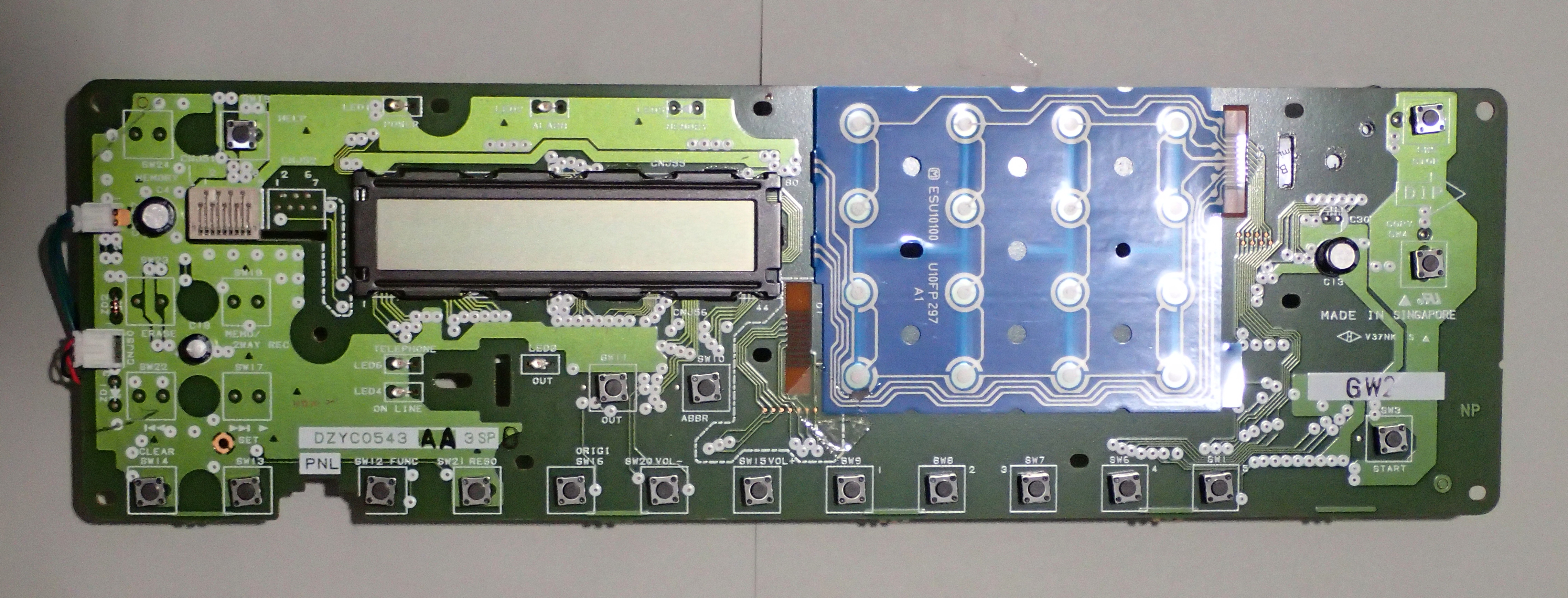 UF-V40 LCD panel front