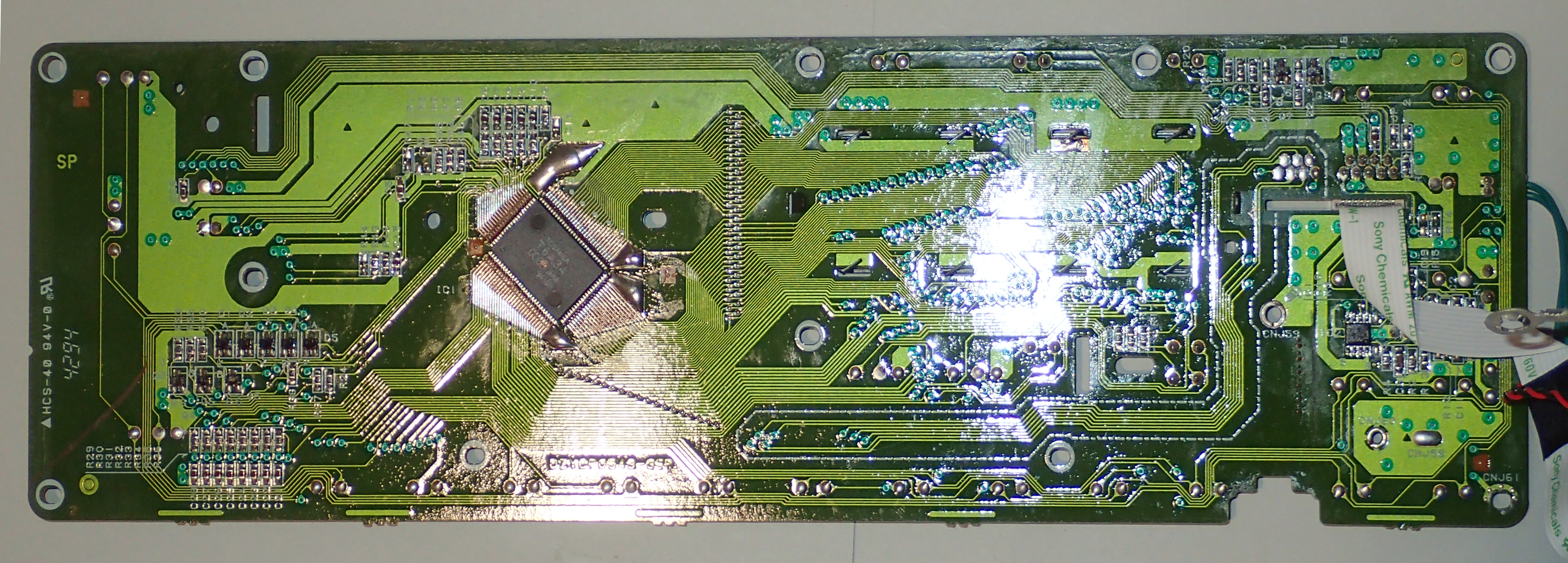 UF-V40 LCD panel back