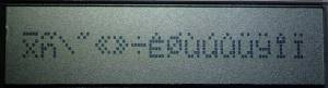B53K5091 character set