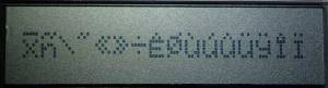 B53K5091 character set