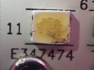 Damaged LED