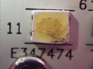 Damaged LED