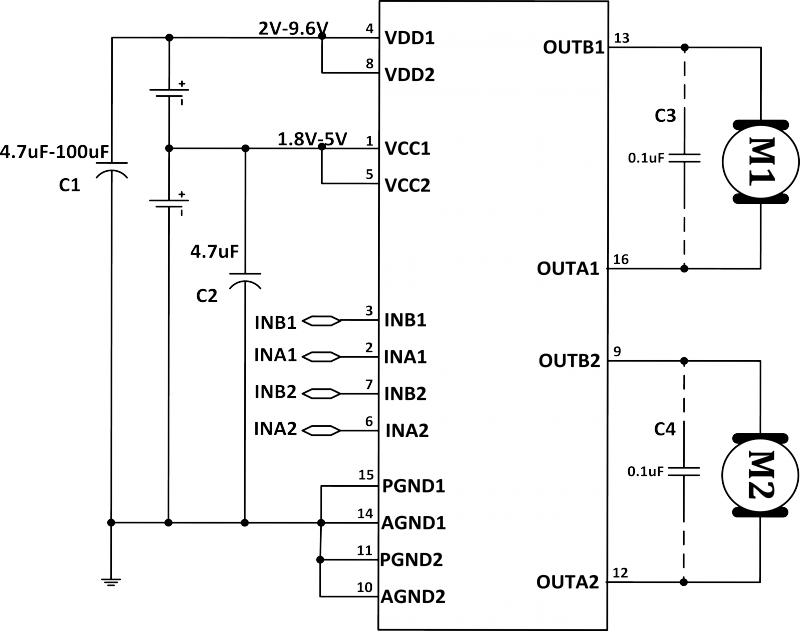 MX3919 application example