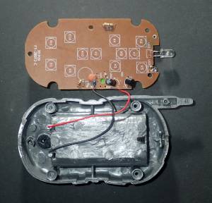 Infrared remote back